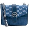 Michael Kors Elegantná dámska kabelka GREENWICH 21x15x8 cm Modrá