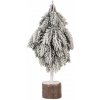 Clayre & Eef Vianočné dekorácie zasnežený ihličnatý stromček - 15*12*33 cm - Clayre & Eef