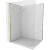 Mexen Kioto L, sprchová zástena Walk-In 120 x 200 cm, 8mm číre sklo, zlatý matný profil, 800-120-103-55-06
