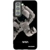 Picasee silikónový čierny obal pre Samsung Galaxy S21 FE 5G - Astronaut Big