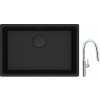 Súprava kuchynská batéria Franke Pescara L Slide-In 115.0538.940, granitový drez Franke Maris 125.0697.758