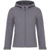 Dámska soft shell bunda Iqoniq Makalu, sivá heather vulcano, S