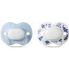 Tommee Tippee 334169 Cumlík silikónový Little London 0-6m, 2ks Blue ks