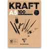 Clairefontaine Blok Brown Kraft A5, 100 listov 90 g