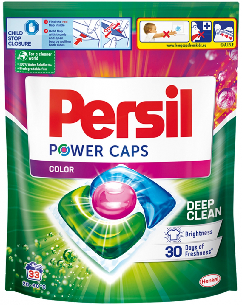 Persil pracie kapsuly Power-Caps Deep Clean Color 33 PD 495 g