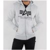 Alpha Industries Basic Zip Hoody pánska mikina grey heather Farba: šedá, Veľkosť: XXL