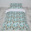 ESITO Luxusné detské obliečky Minky Forest 100 x 135 cm - biela