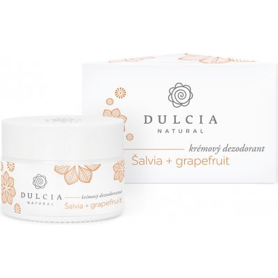 Dulcia Natural Krémový dezodorant - Šalvia - Grapefruit, 30g