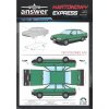 Papierový model - Polonez ATU zelený
