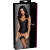 Cottelli Matt Satin Corset 2611465 Black