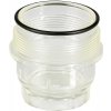Priehľadné plastové puzdro sitka s O-krúžkom pre redukčné ventily Honeywell D06F, 1/2