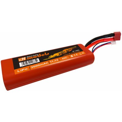 DF drive and fly models LiPo 3S 11,1 V / 3000 mAh 45C vo veľkosti 2S!