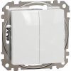 Schneider Electric SCHNEIDER SDD111108 Prepínač dvojitý striedavý r.6+6, Biela