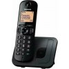 Panasonic KX-TGC210, DECT telefón, Bezdrôtový handset, Hlasitý odposluch, 50 položky, ID volajúceho, Čierna
