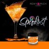 Spirdust Metalická barva do nápojů oranžová 1,5 g