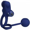 Pretty love - remington double vibrating ring with plug blue