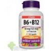 WN Pharmaceuticals Ltd. WEBBER NATURALS B6 50mg + B12 125mg + Folic Acid kyselina listová kapsuly 1x120ks