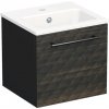 Kúpeľňová skrinka s umývadlom Intedoor TRENTA 40 cm čiernohnedá TRE MINI 40 1Z B LR29
