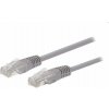 Kábel C-TECH patchcord Cat5e, UTP, šedý, 7,5m CB-PP5-7.5