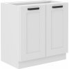 Spodná skrinka, biela, LULA 80 D 2F BB