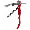 Kovový čašnícky otvárač TORO 11 cm, červený