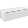 SAPHO - LOREA skrinka s umývadlom 141x46x51,5cm (70+70cm), pravá, biela matná LE070-3131-R-04
