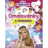 Víly a princezné - Omaľovánky s tetovaním