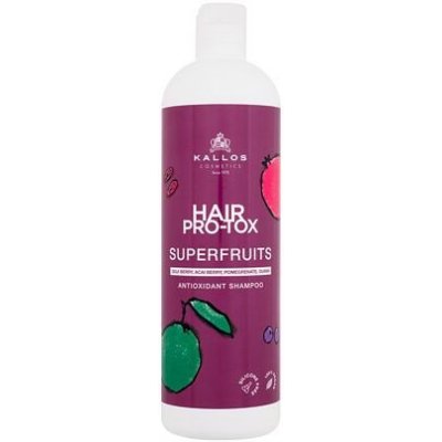 Kallos Cosmetics Hair Pro-Tox Superfruits Antioxidant Shampoo 500 ml jemný čisticí a posilující šampon pro ženy