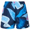 Nike Swim-Tossed Flags 4 inch chlapčenské plavky Mignight Navy