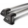Priečniky Yakima Škoda Enyaq 2021-2025 integrované pozdĺžniky, FlushBar silver (S25 stříbrné + K1193)