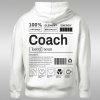 Coach Label dámska mikina s kapucňou