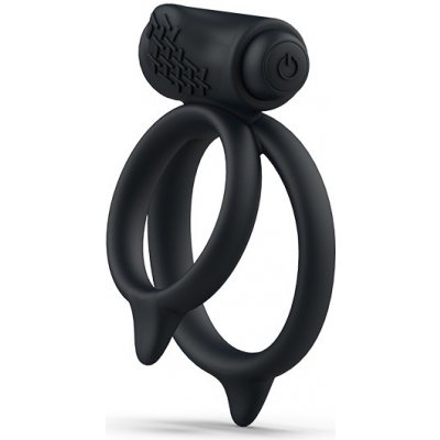 B Swish - bcharmed Basic Plus Dual Cock Ring Black