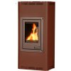 HS FLAMINGO Aquaflam 7 hnedá zamatová 7 kW teplovodné krbové kachle