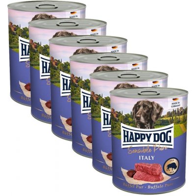 Happy Dog Büffel Pur Italy byvolie 6 x 800 g