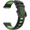 eses Silikónový športový remienok pre Huawei Band 7 - Čierno zelený