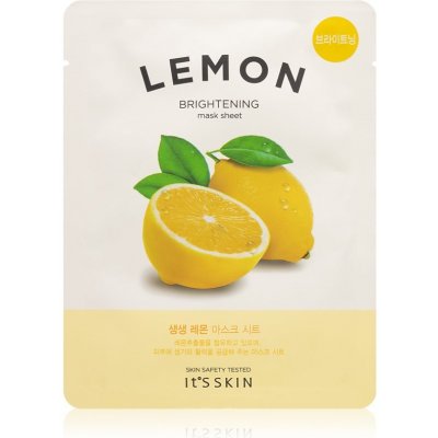 It´s Skin The Fresh Mask Lemon rozjasňujúca plátienková maska 18 g
