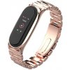 Xiaomi Mi Band 3/4/5/6 náhradný náramok/remienok - BO chirurgická oceľ Farba: Rose zlatá MBSCZ-5BOCHRS