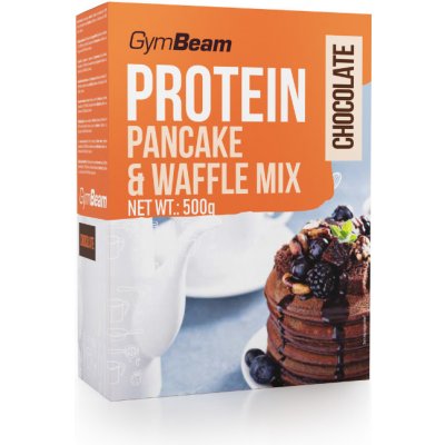 Proteínové palacinky Pancake & Waffle Mix 500 g - GymBeam vanilka 500 g