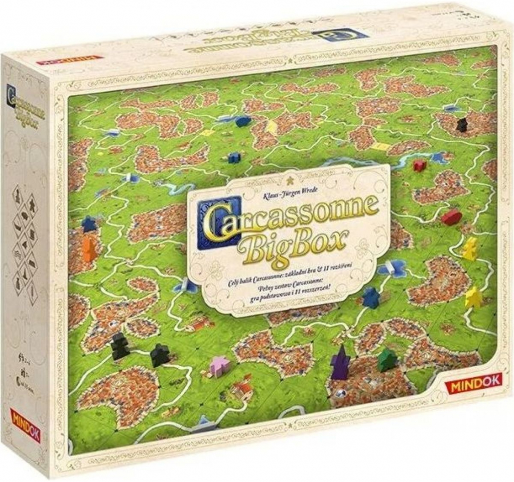 Mindok Carcassonne Big Box Základní hra + 11 Verze 2