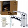 Stojanková umývadlová batéria Avapax TARO, strieborná