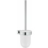 Grohe Essentials Cube - WC kefa s držiakom, chróm 40513001