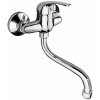 Mereo Mereo, Drezová nástenná batéria, Lila, s ramienkom rúrkovým pr. 18 mm - 200 mm, chróm, MER-CBEE301A01