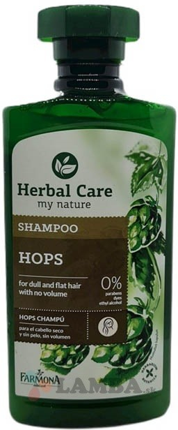 Farmona Herbal Care Hops posilňujúci šampón pre vlasy bez objemu 330 ml