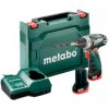 Metabo akumulátorový skrutkovač 12V PowerMaxx BS BL 2x2.0Ah LC40 kufor