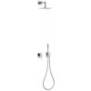 Keuco IXMO Sprchový set s batériou pod omietku, 25x25 cm, chróm 59603010002