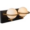 Lucide Lucide ISOBEL - Wall light Bathroom - 2xG9 - IP44 - Black 30267/02/30