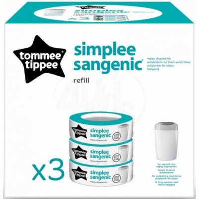 Tommee Tippee Náhradní kazety Sangenic Simplee 3ks