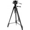 FANCIER 183cm statív + 3D HLAVA - ČIERNA / WT-3750