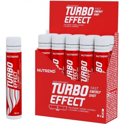 Energetický shot Nutrend Turbo Effect Shot 10x25 ml