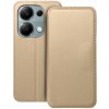 OEM Obal DUAL POCKET Book case pre XIAOMI Redmi Note 13 Pro 4G zlatý